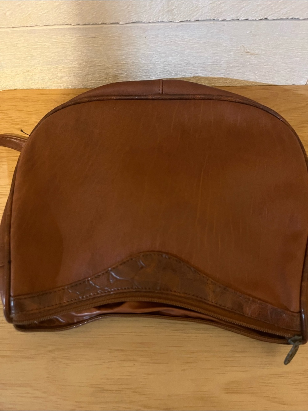 Jordache Brown Leather Y2K Crossbody Bag Vintage - Picture 13 of 15